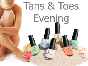 Tans and Toes Evening at The Spa Therapy Room Chelmsford