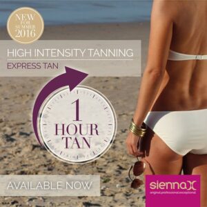 Sienna X High Intensity 'Hit' 1 hour tan at The Spa Therapy Room